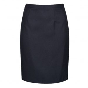 Turtex Girls Contemporary Sixth Form Navy Straight Skirt